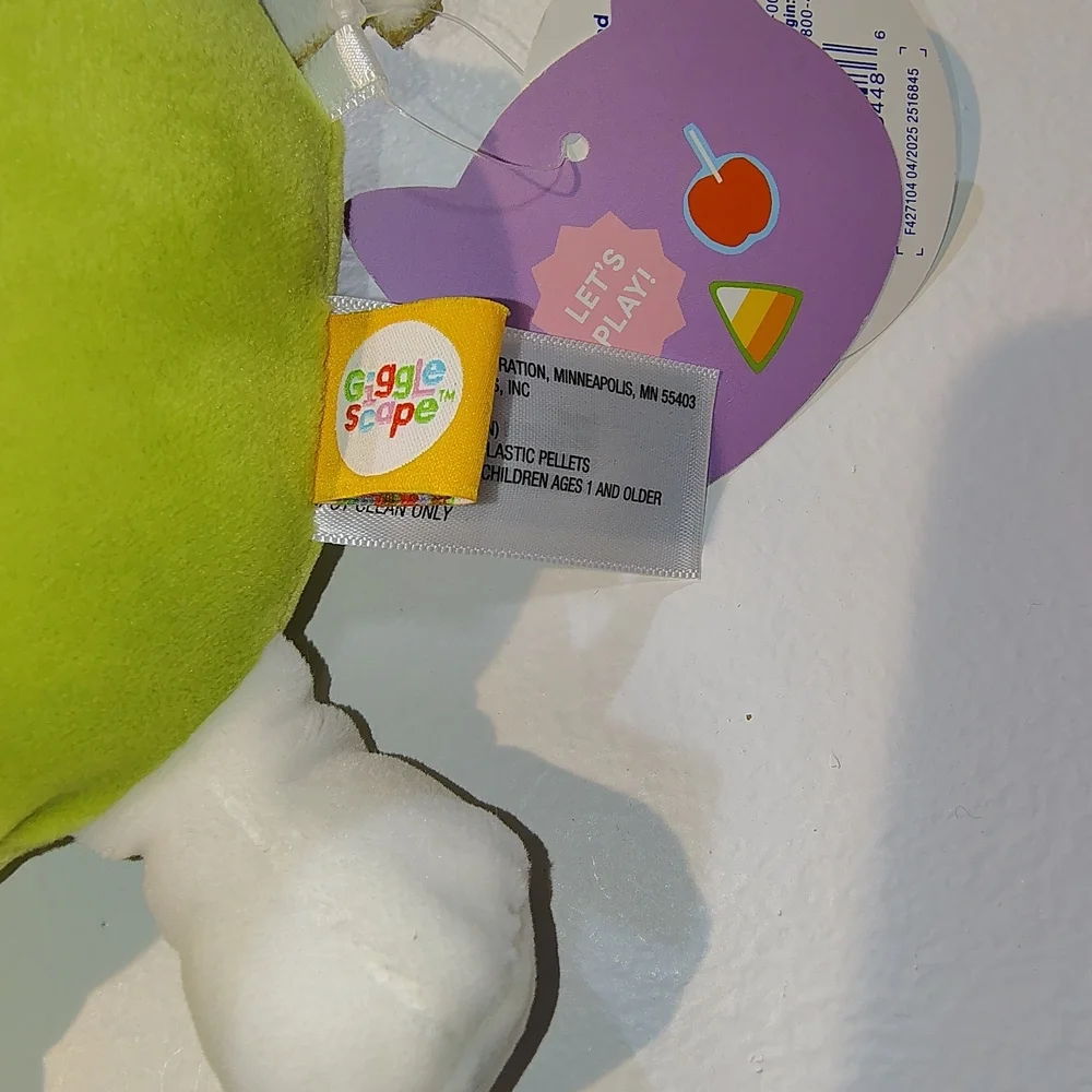 Giggle Scape Halloween Plush Caramel Green Apple New